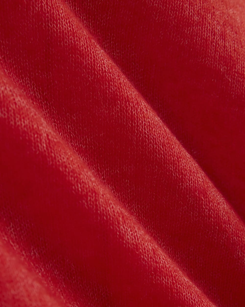 The Air Alpaca™ Relaxed Crew Top | Fiery Red