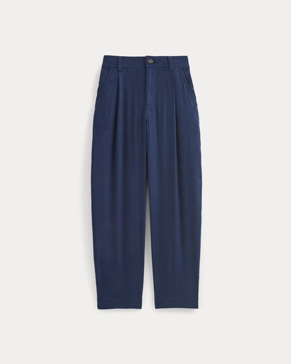 The Everywhere Pant in Stretch Linen | Navy