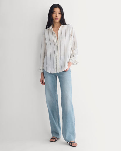 The Must-Have Linen Shirt | Gardenia/Meteorite
