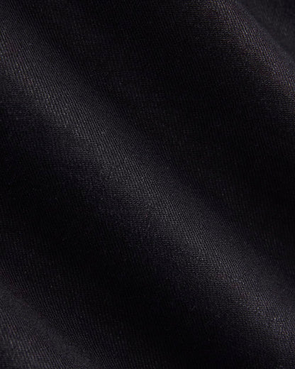 Stretch Linen Wide-Leg Belted Trouser | Black | Regular