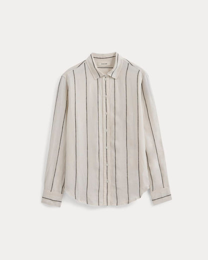 The Must-Have Linen Shirt | Gardenia/Meteorite