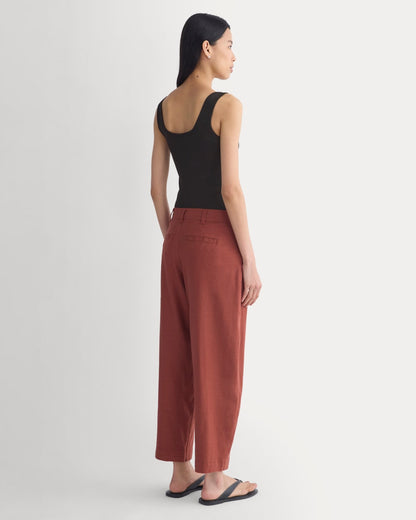 The Everywhere Pant in Stretch Linen | Henna Red