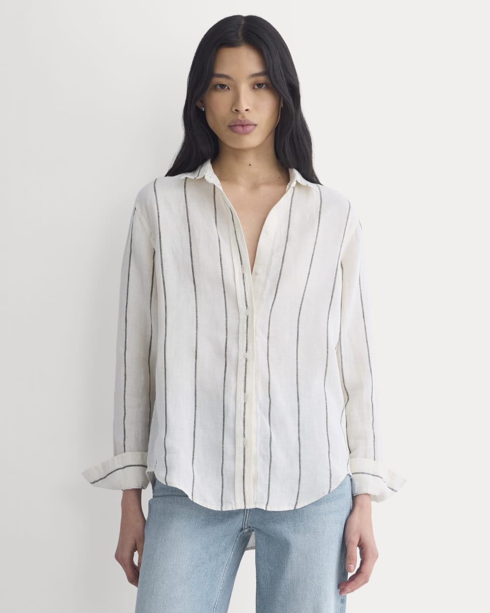 The Must-Have Linen Shirt | Gardenia/Meteorite